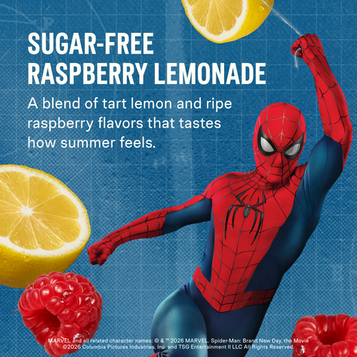 Limited Edition Spider-Man Raspberry Lemonade Hydration Multiplier® Sugar-Free